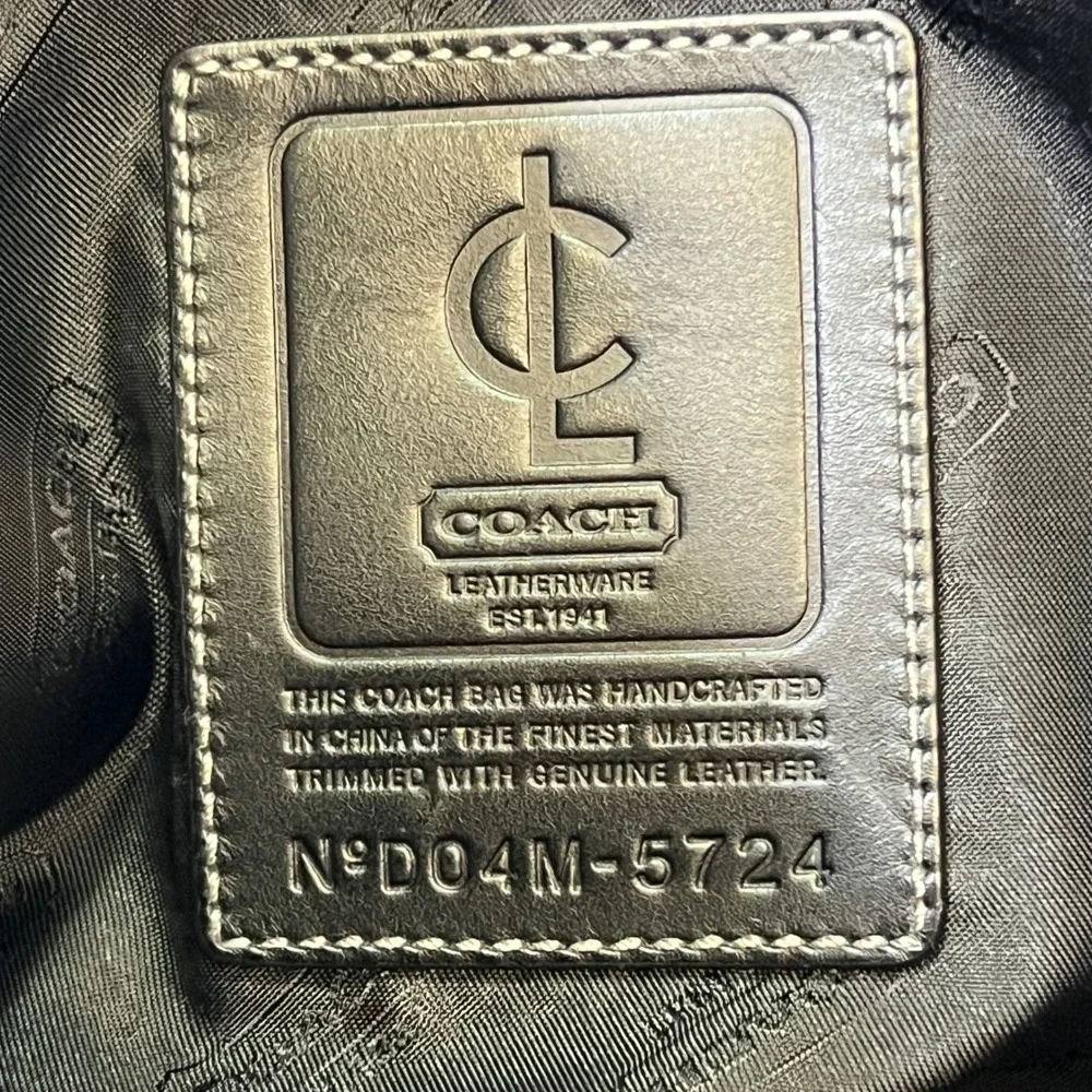 Coach messenger bag